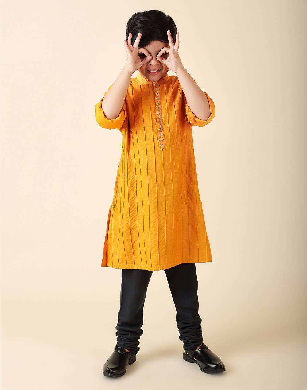 Viscose Silk Embroidered Long Kurta