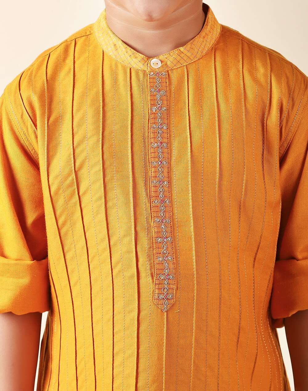 Viscose Silk Embroidered Long Kurta