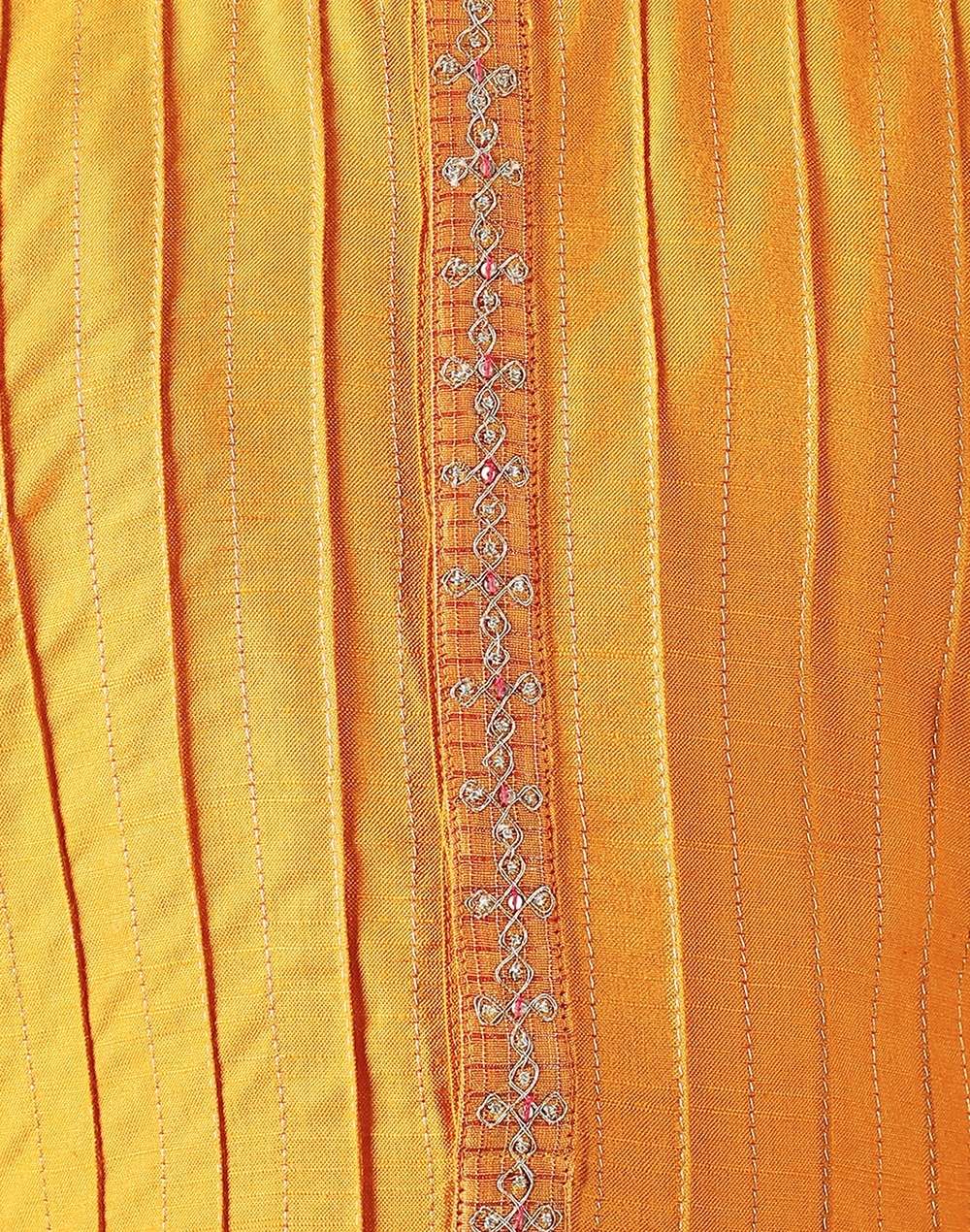 Viscose Silk Embroidered Long Kurta