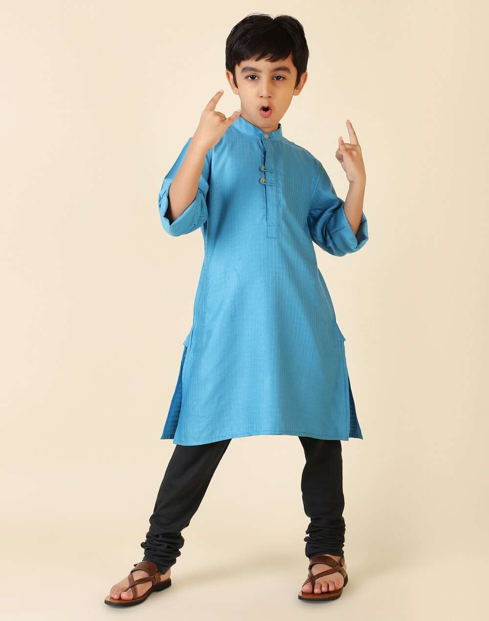 Viscose Blend Full Sleeves Long Kurta