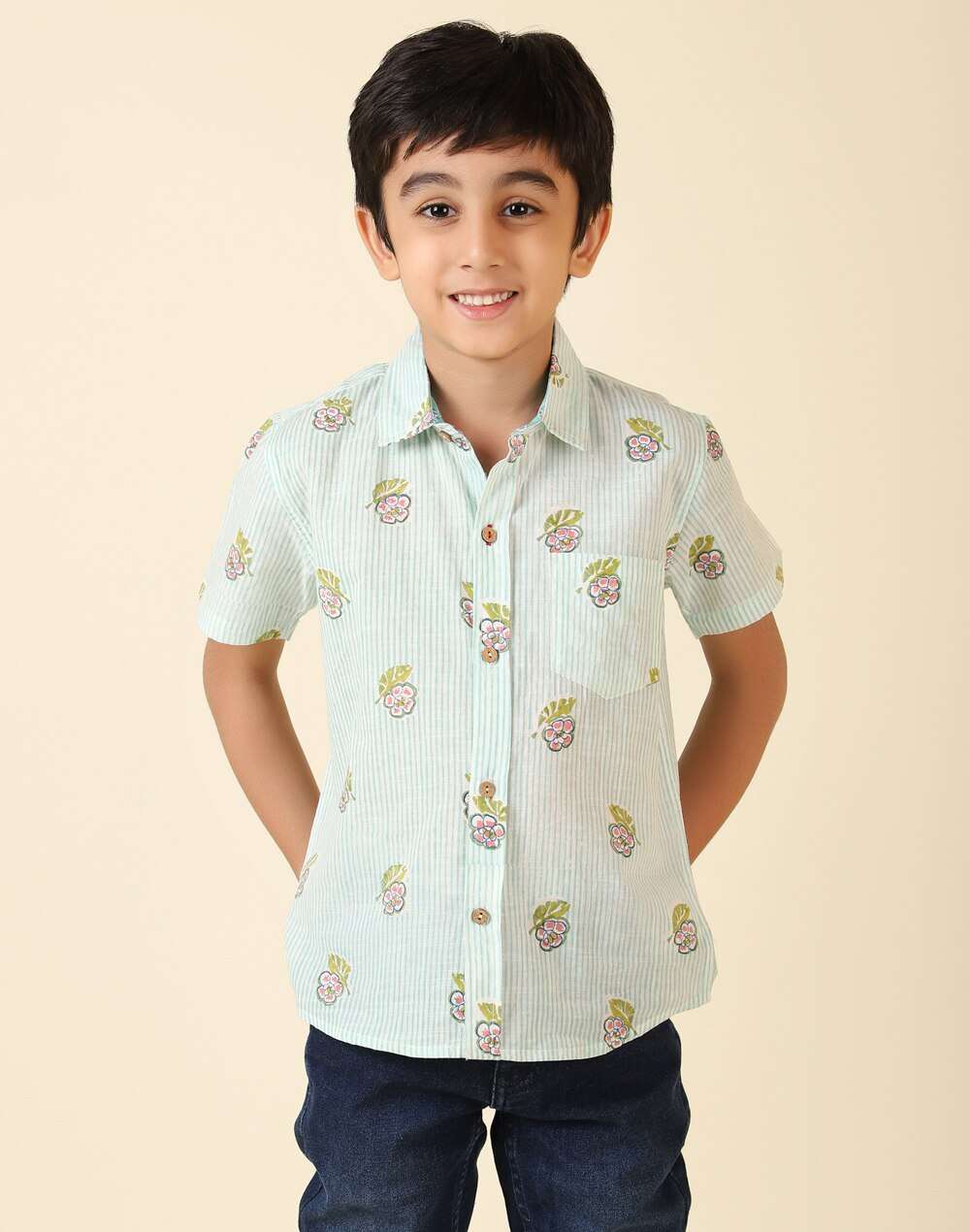 Cotton Short Sleeves Shirt