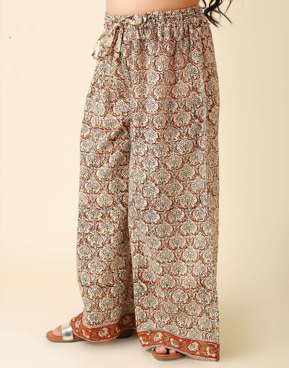 Hand Block Print Cotton Sleeveless Salwar Set