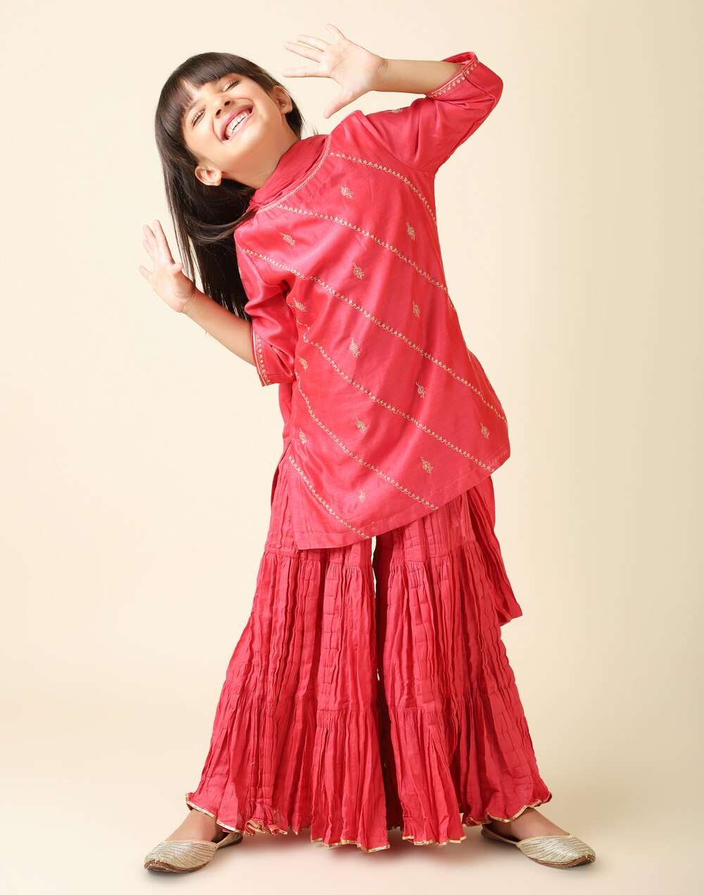 Cotton Silk Embroidered Salwar Set