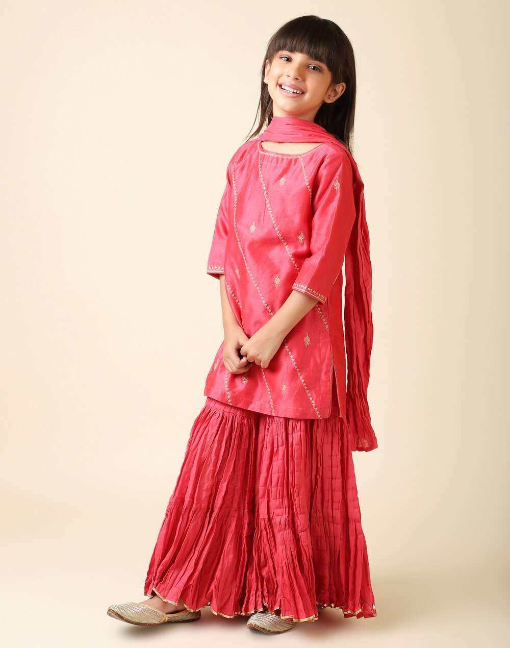 Cotton Silk Embroidered Salwar Set