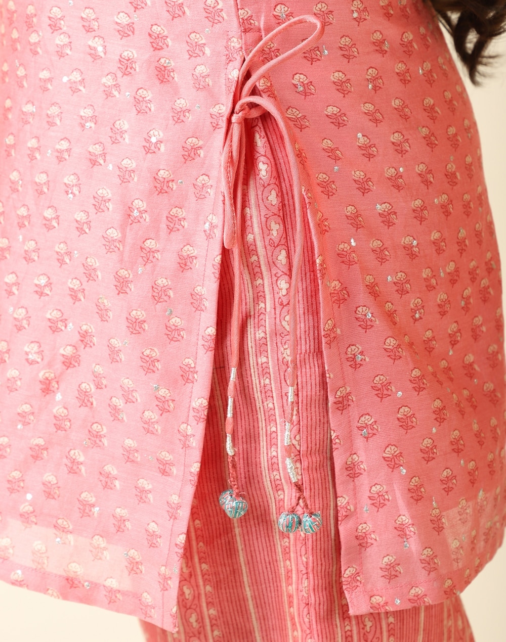 Cotton Silk Sleeveless Salwar Set Cotton Silk Sleeveless Salwar Set