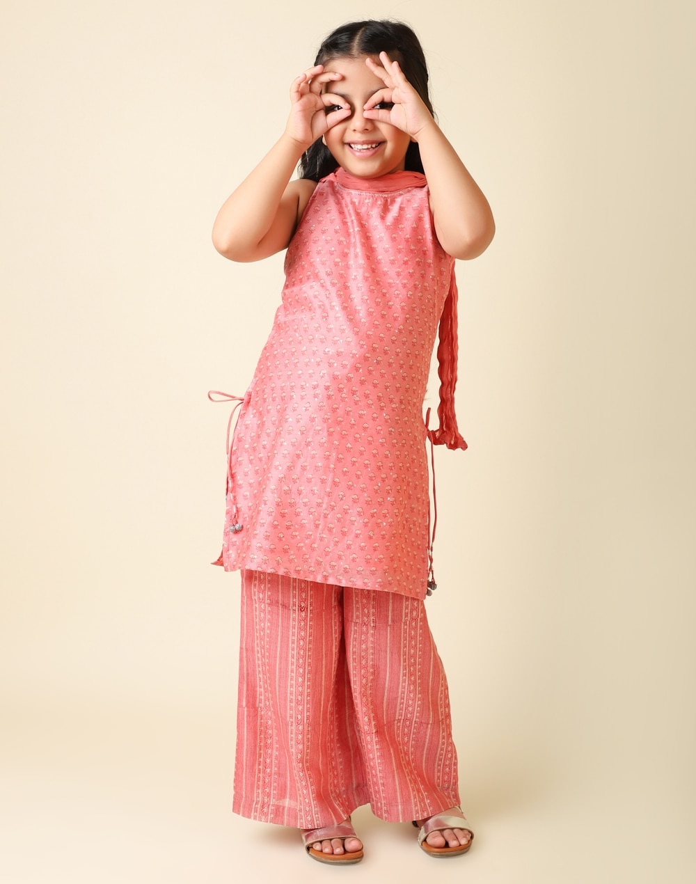 Cotton Silk Sleeveless Salwar Set Cotton Silk Sleeveless Salwar Set
