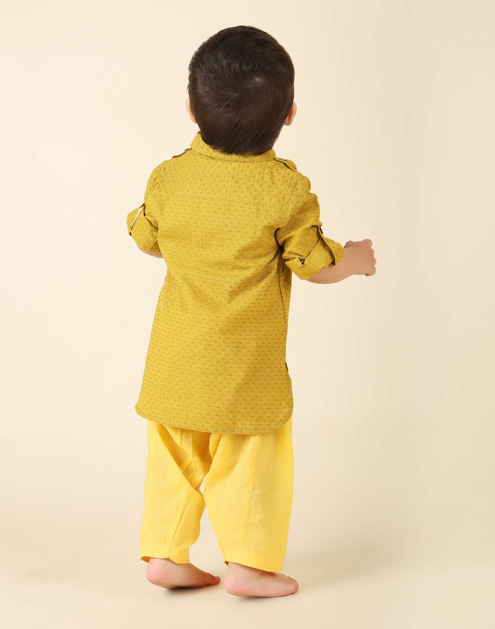 Buy Green Cotton Dobby Kurta Set For Kids Online At Fabindia 10726747 buy-green-cotton-dobby-kurta-set-for-kids-online-at-fabindia-10726747
