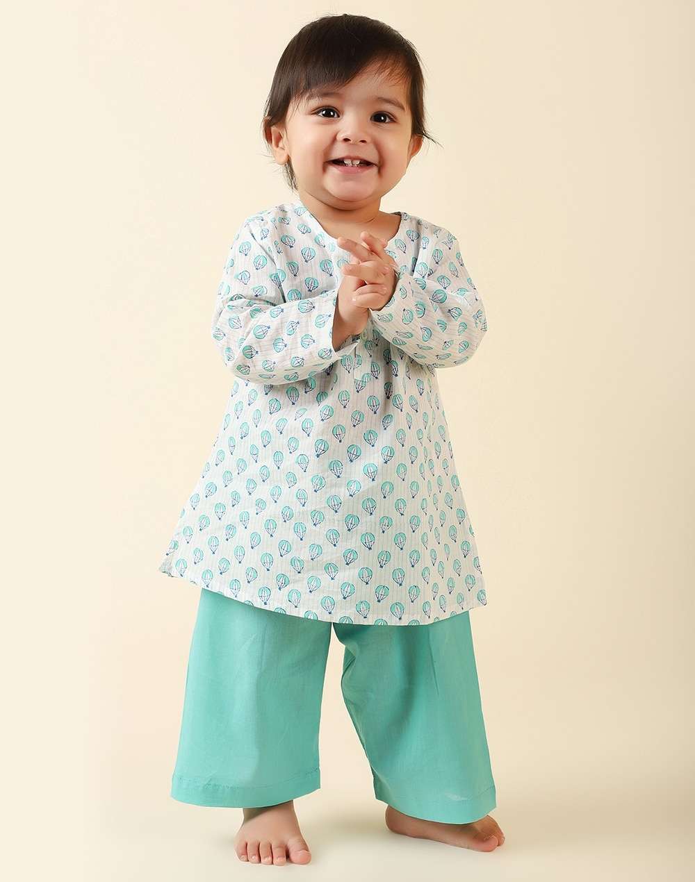 Hand Block Print Cotton Pyjama Set