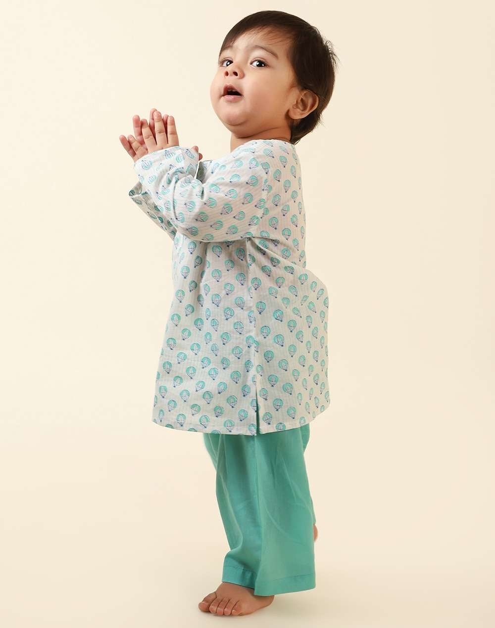Hand Block Print Cotton Pyjama Set