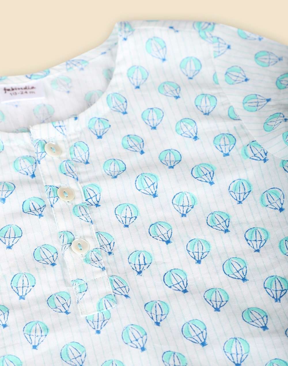 Hand Block Print Cotton Pyjama Set