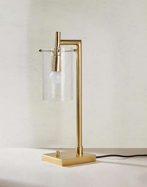 Brass Avlokanam Metal Table Lamp Brass Avlokanam Metal Table Lamp
