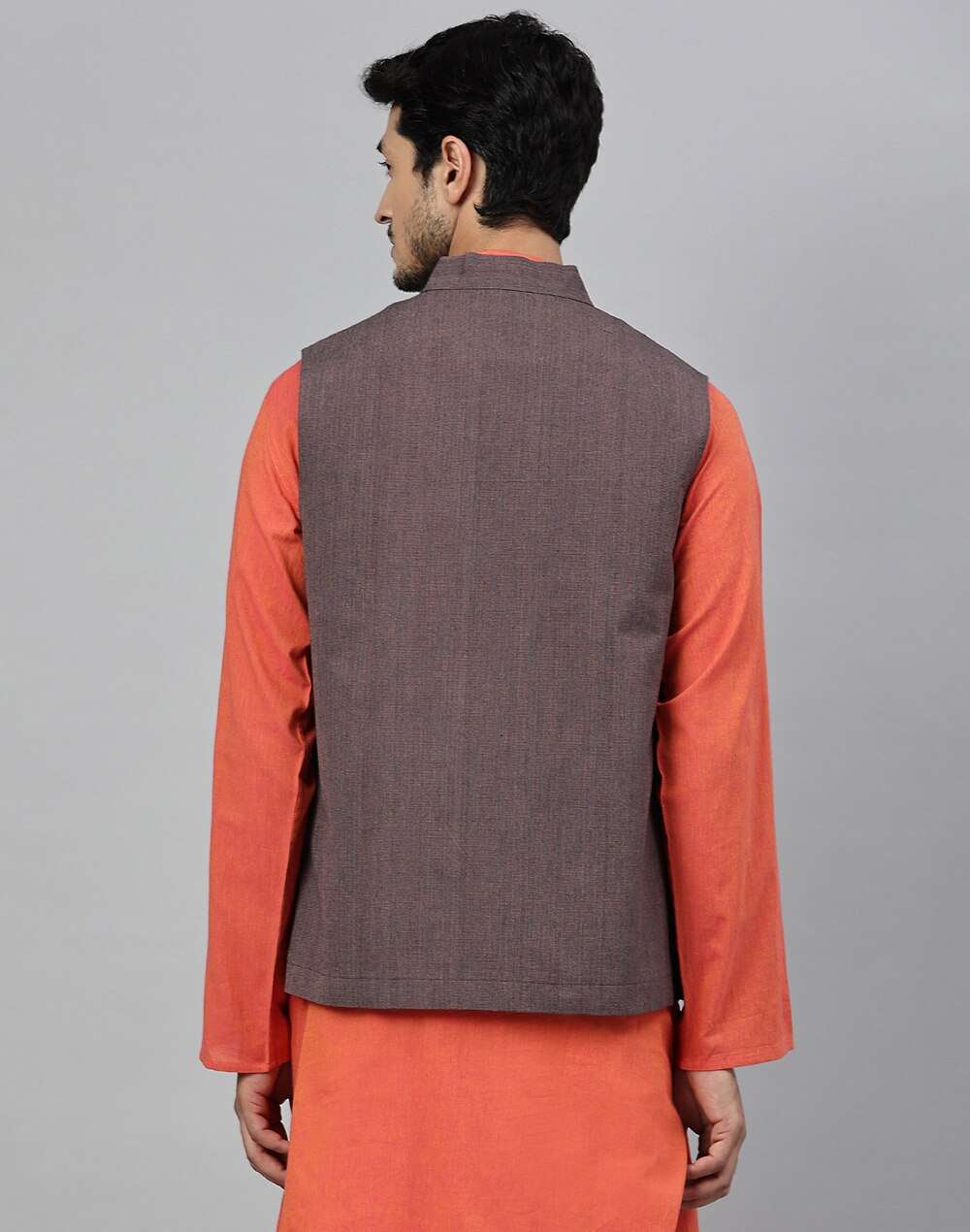 Cotton Comfort Fit Nehru Jacket