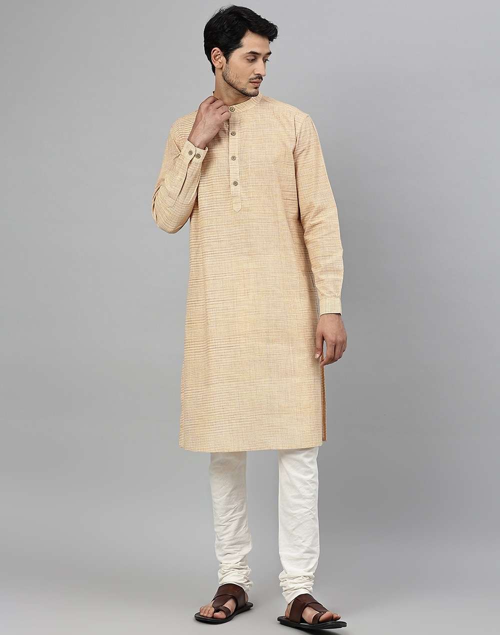 Cotton Comfort Fit Long Kurta