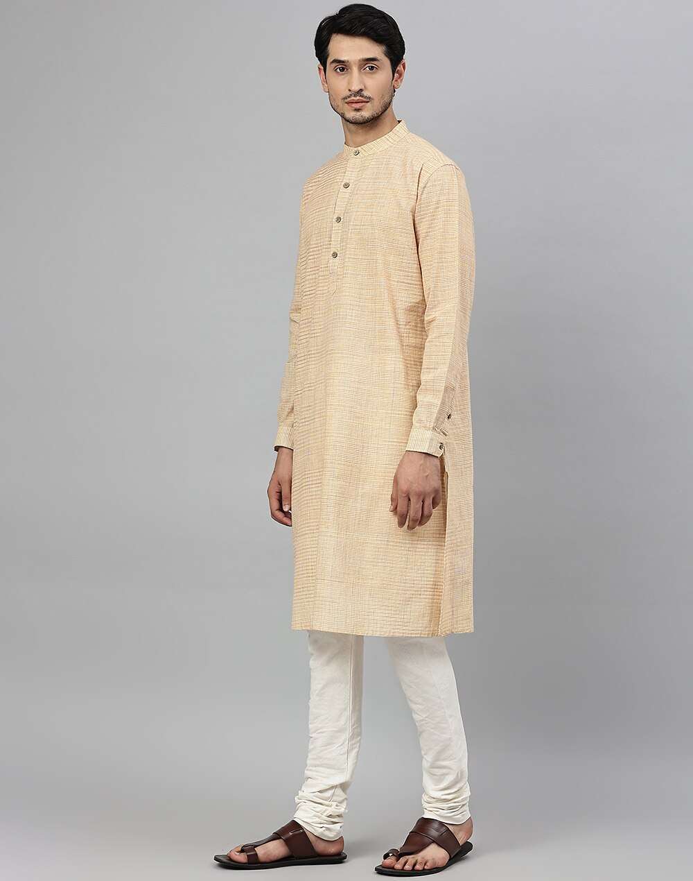 Cotton Comfort Fit Long Kurta