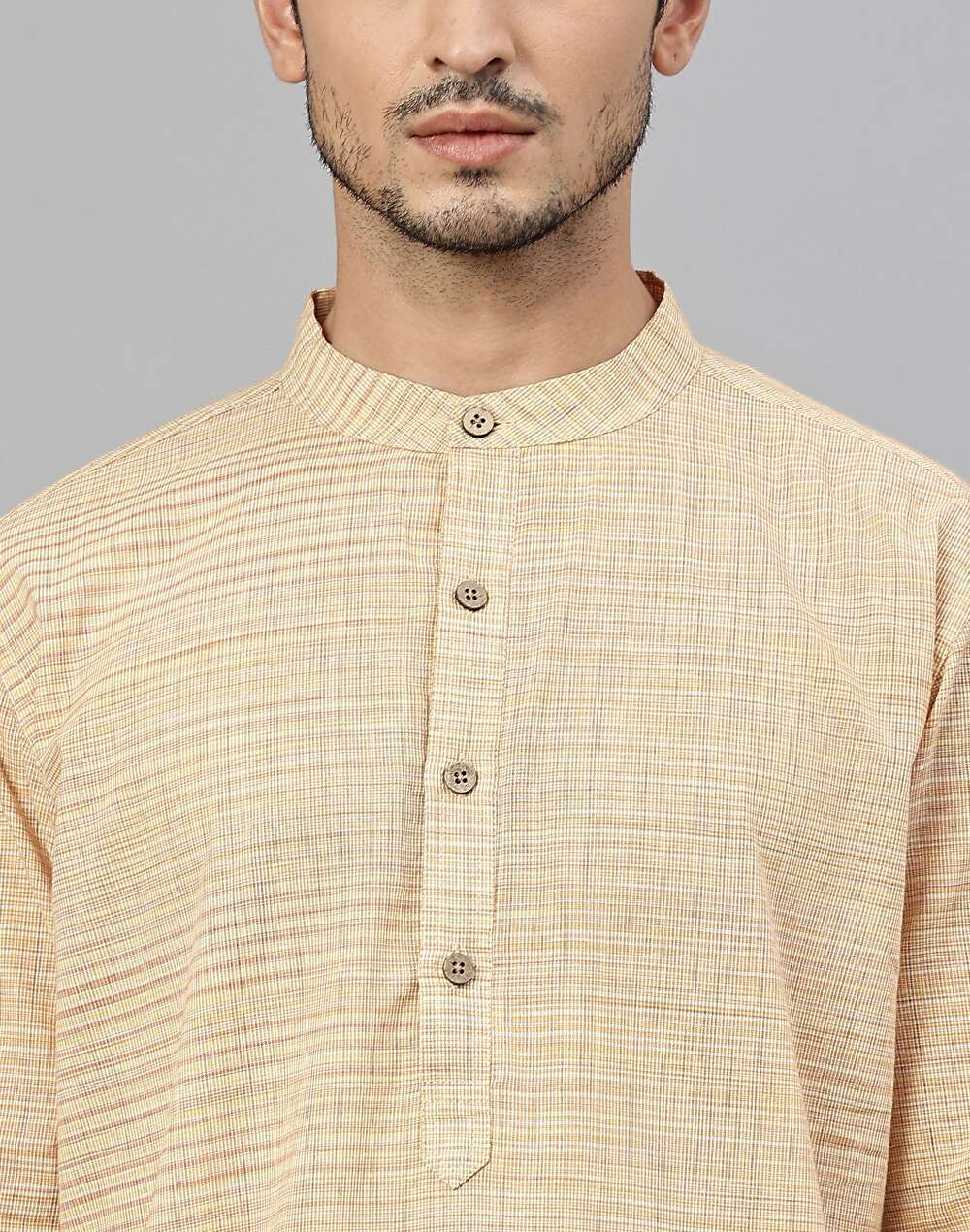 Cotton Comfort Fit Long Kurta