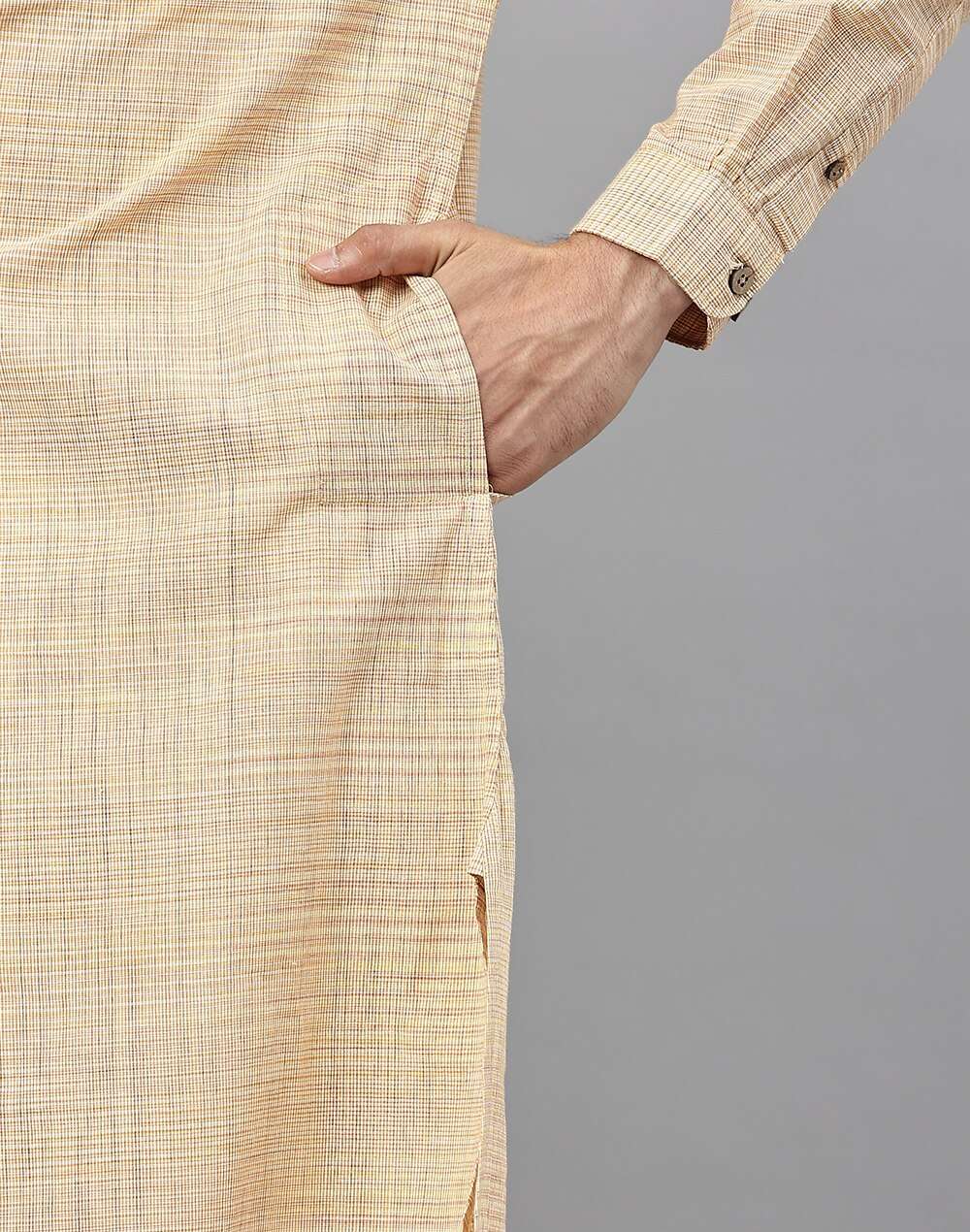 Cotton Comfort Fit Long Kurta