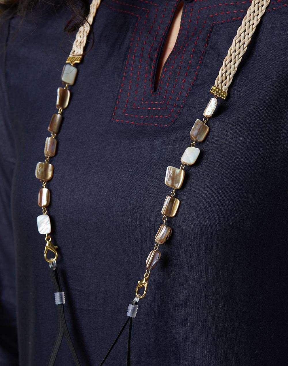 FabNu Acrylic Necklace Mask Chain