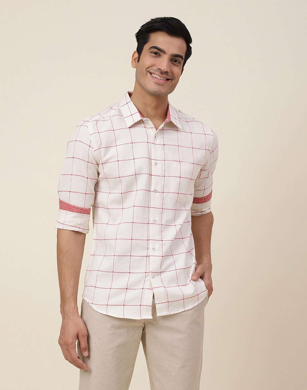 Cotton Checks Casual Shirt