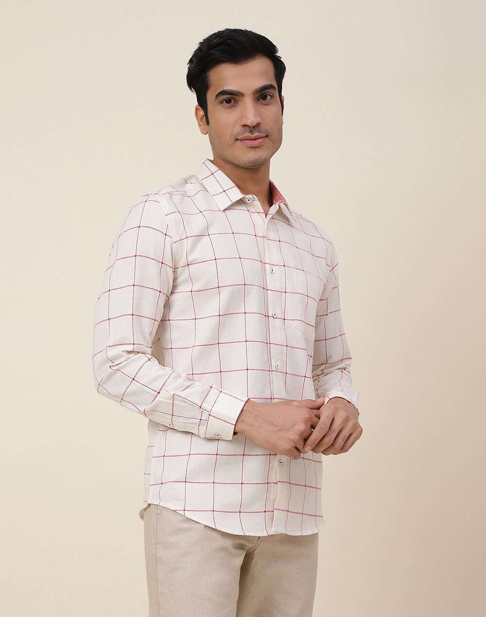 Cotton Checks Casual Shirt