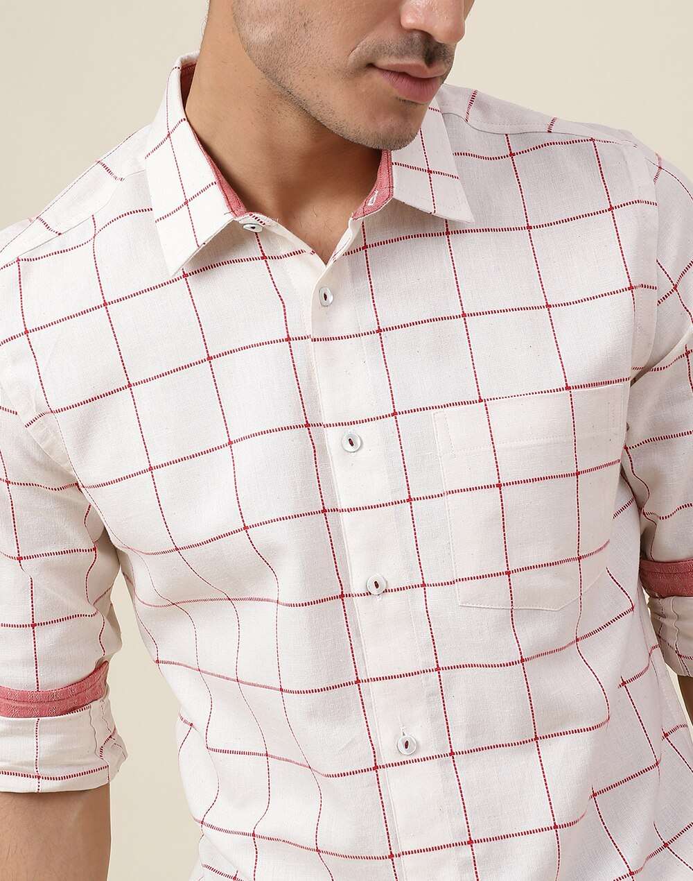 Cotton Checks Casual Shirt
