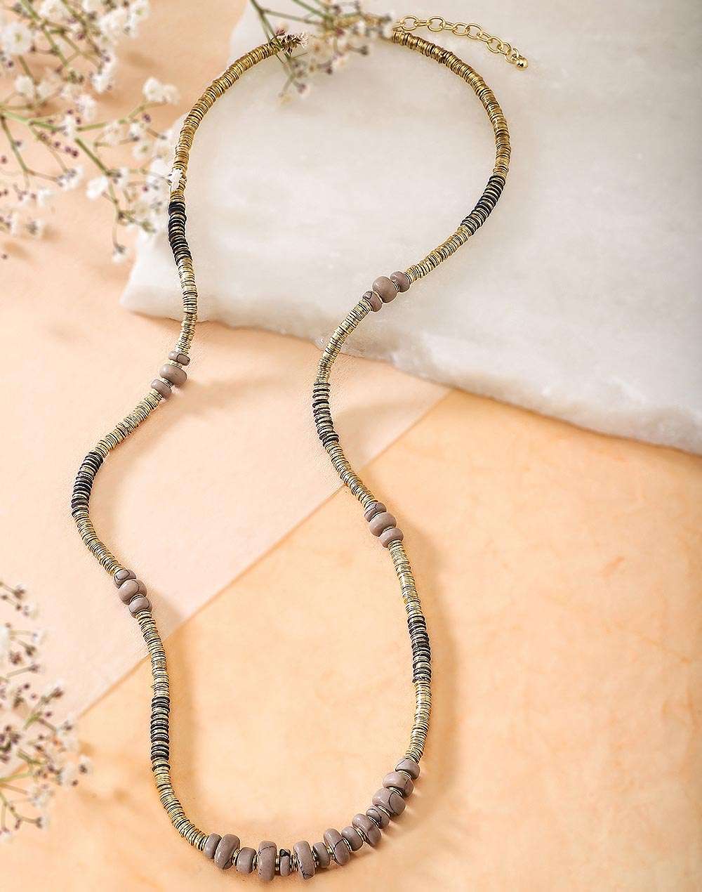 FabNu Metal Multi Color Necklace
