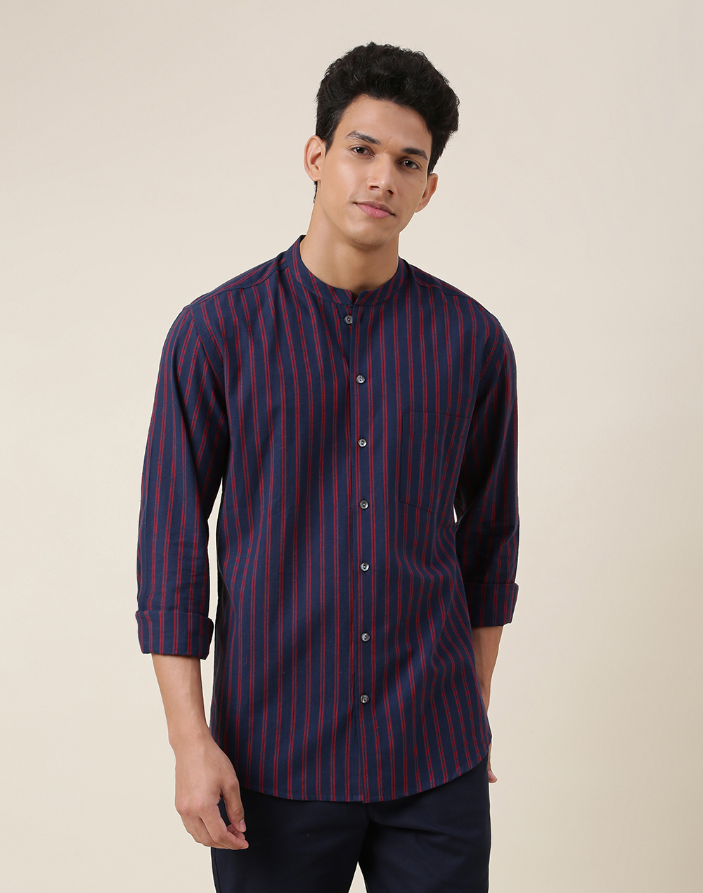 Red Striped Shirts - Buy Red Striped Shirts online in India