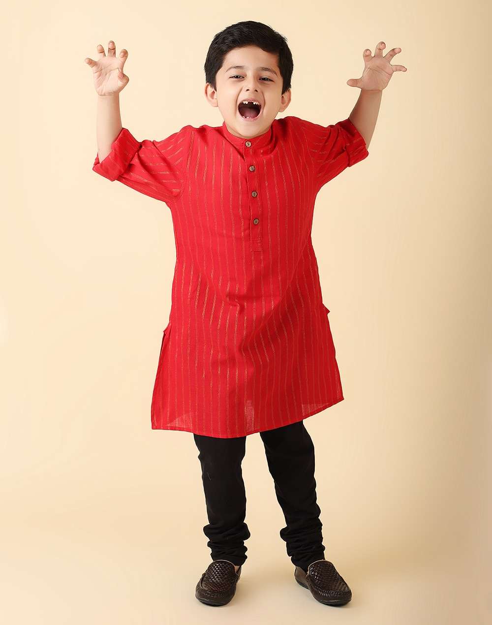 Cotton Blend Printed Long Kurta