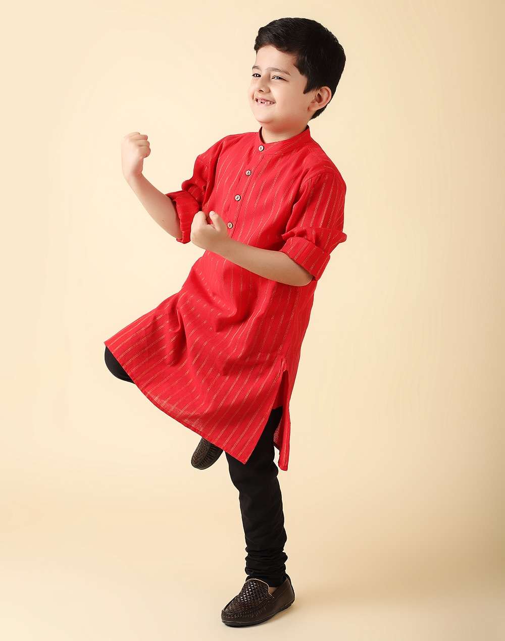 Cotton Blend Printed Long Kurta