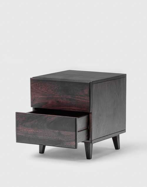 Grey Wooden Bedside Table Grey Wooden Bedside Table