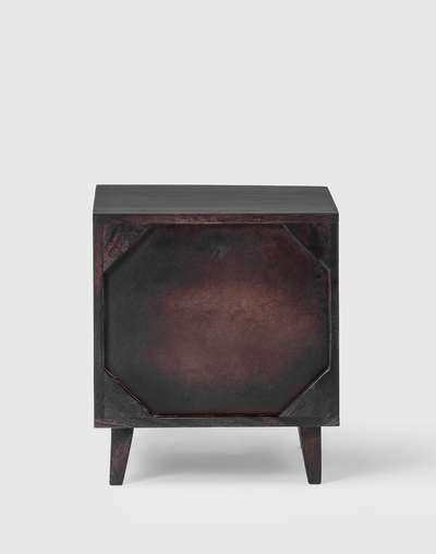 Grey Wooden Bedside Table Grey Wooden Bedside Table
