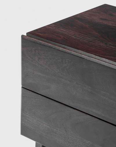 Grey Wooden Bedside Table Grey Wooden Bedside Table