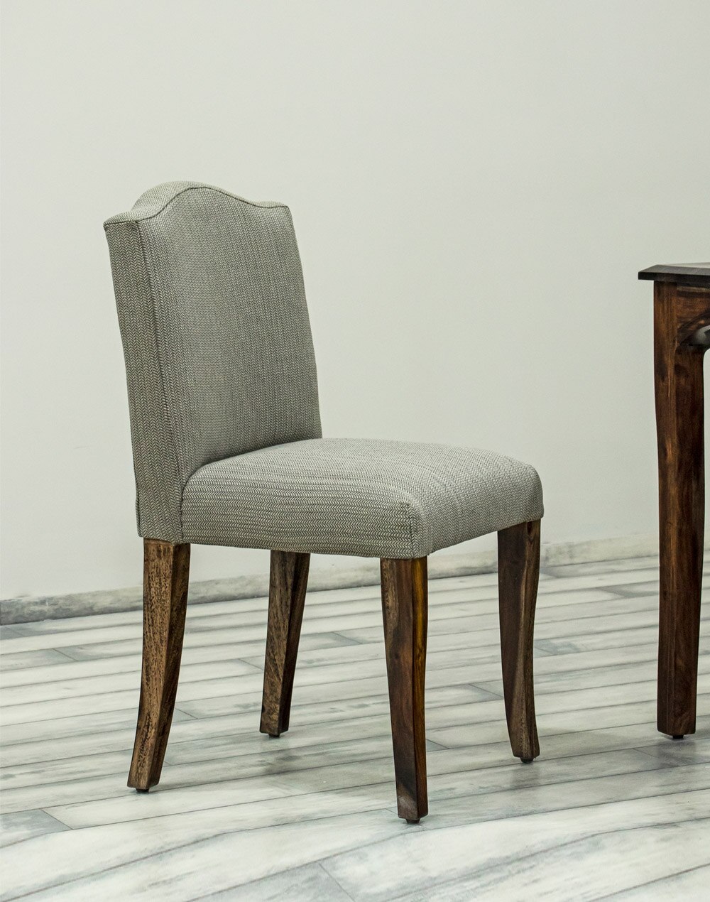 Grey Akund Wood Dining Chair