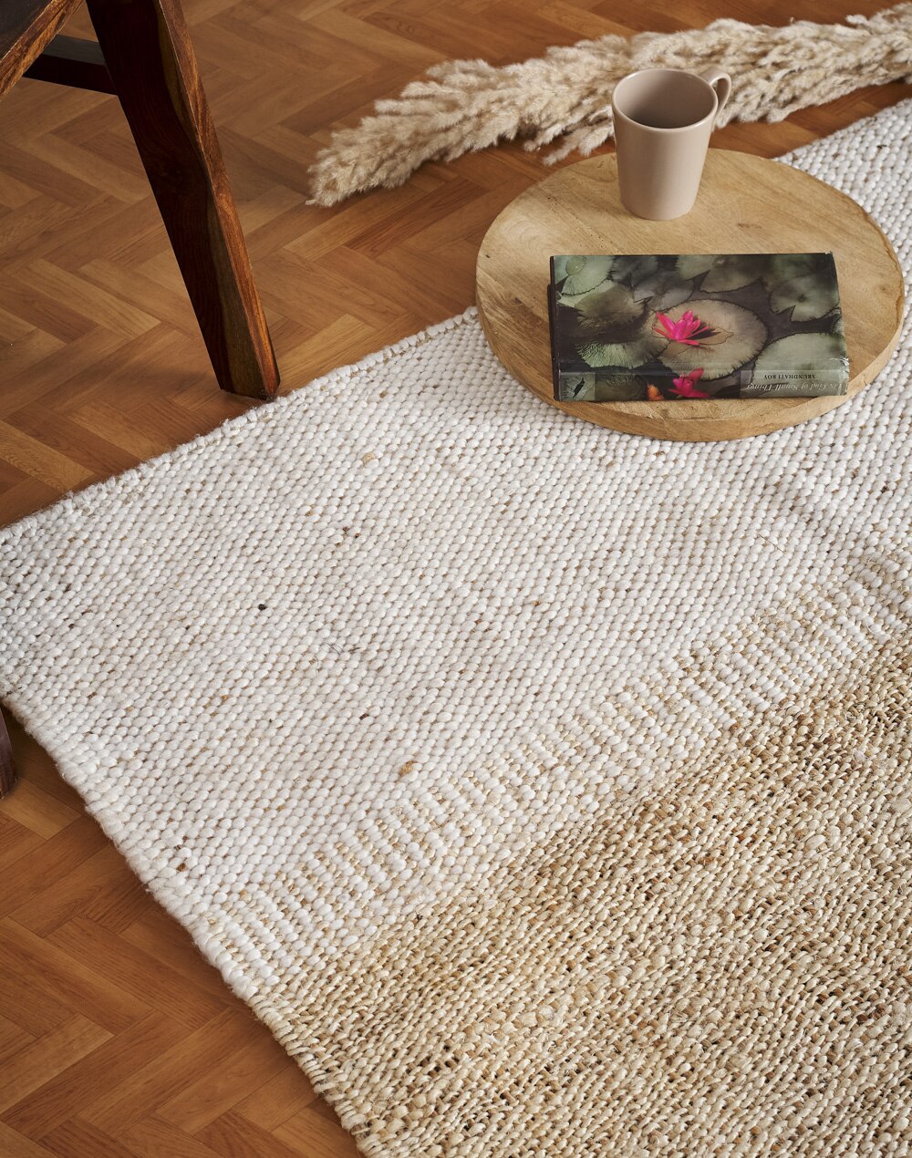 Ihania Jute Poly Woven Dhurrie