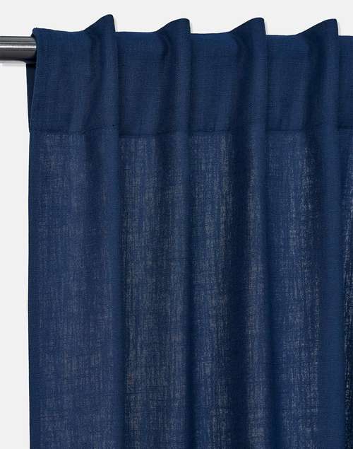 Blue Cotton Silk Printed Khari Curtain | 1pc Blue Cotton Silk Printed Khari Curtain | 1pc