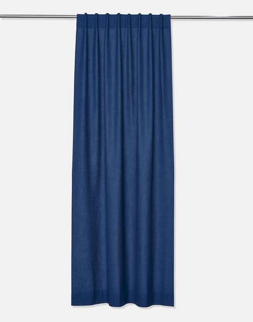 Blue Cotton Silk Printed Khari Curtain | 1pc Blue Cotton Silk Printed Khari Curtain | 1pc
