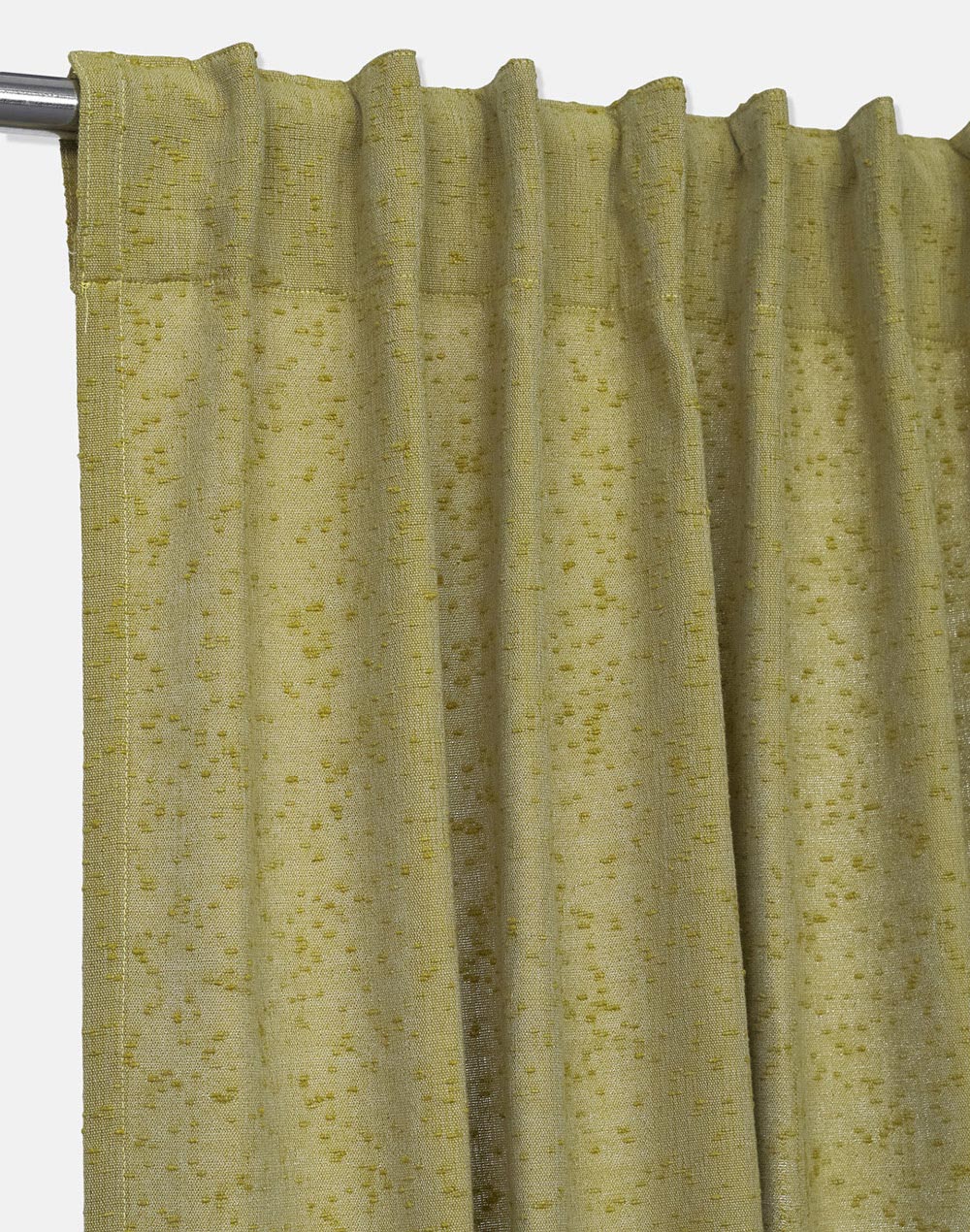 Green Ayaana Cotton Woven Curtain | 1Pc