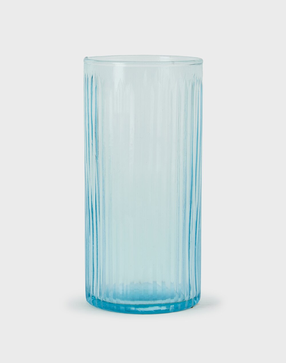 Blue Vatika Glass Tumbler Set Of 4