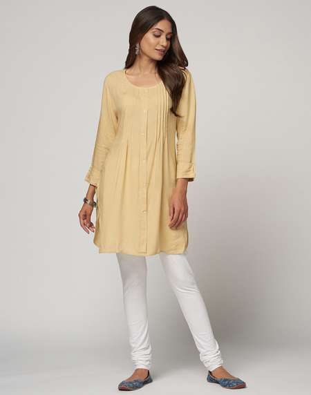 Buy White Cotton Full Length Churidar for Women Online at Fabindia