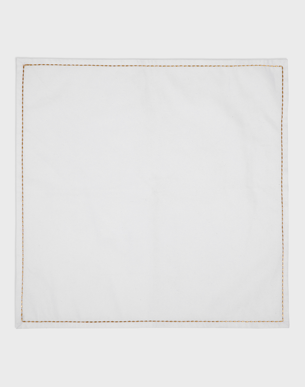 White Dhaani Cotton Embroidered Napkin Set Of 6