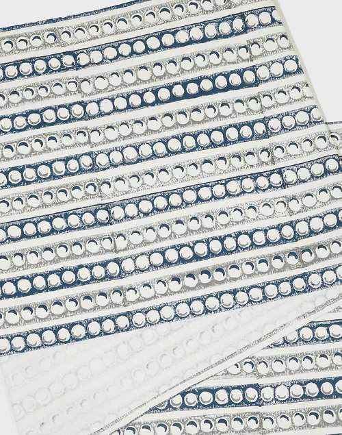 Blue Mosaic Cotton Table Runner Blue Mosaic Cotton Table Runner