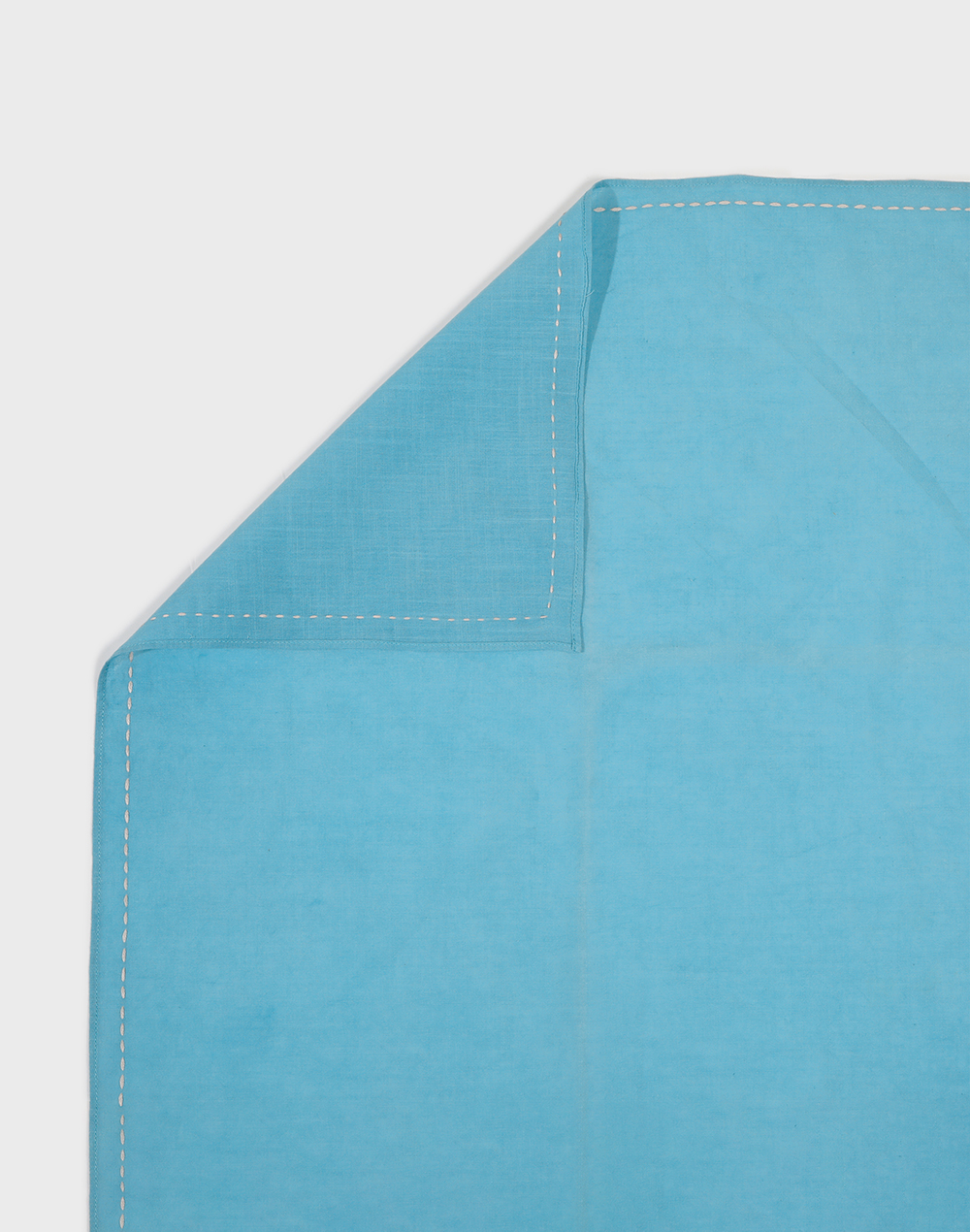 Blue Advika Cotton Embroidered Napkin Set Of 6