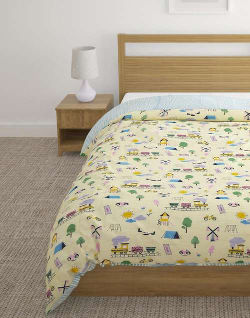 Multi Voyage Cotton Quilt Printed Single Multi Voyage Cotton Quilt Printed Single