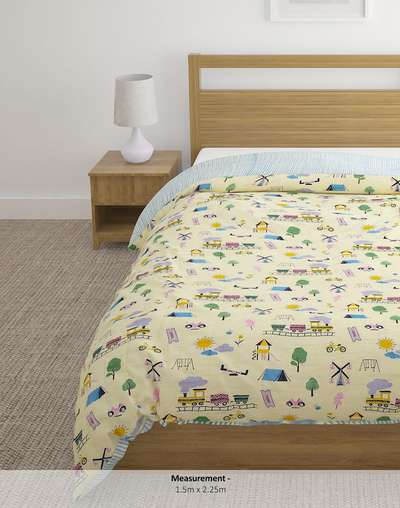 Multi Voyage Cotton Quilt Printed Single Multi Voyage Cotton Quilt Printed Single