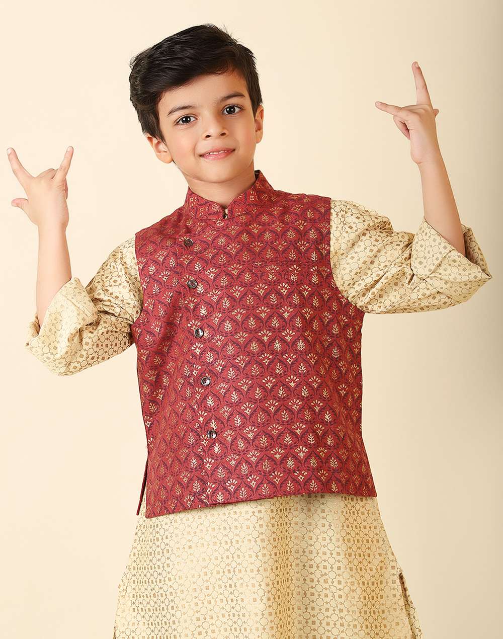 Buy Maroon Silk Printed Jacket For Kids Online At Fabindia 10740123 buy-maroon-silk-printed-jacket-for-kids-online-at-fabindia-10740123