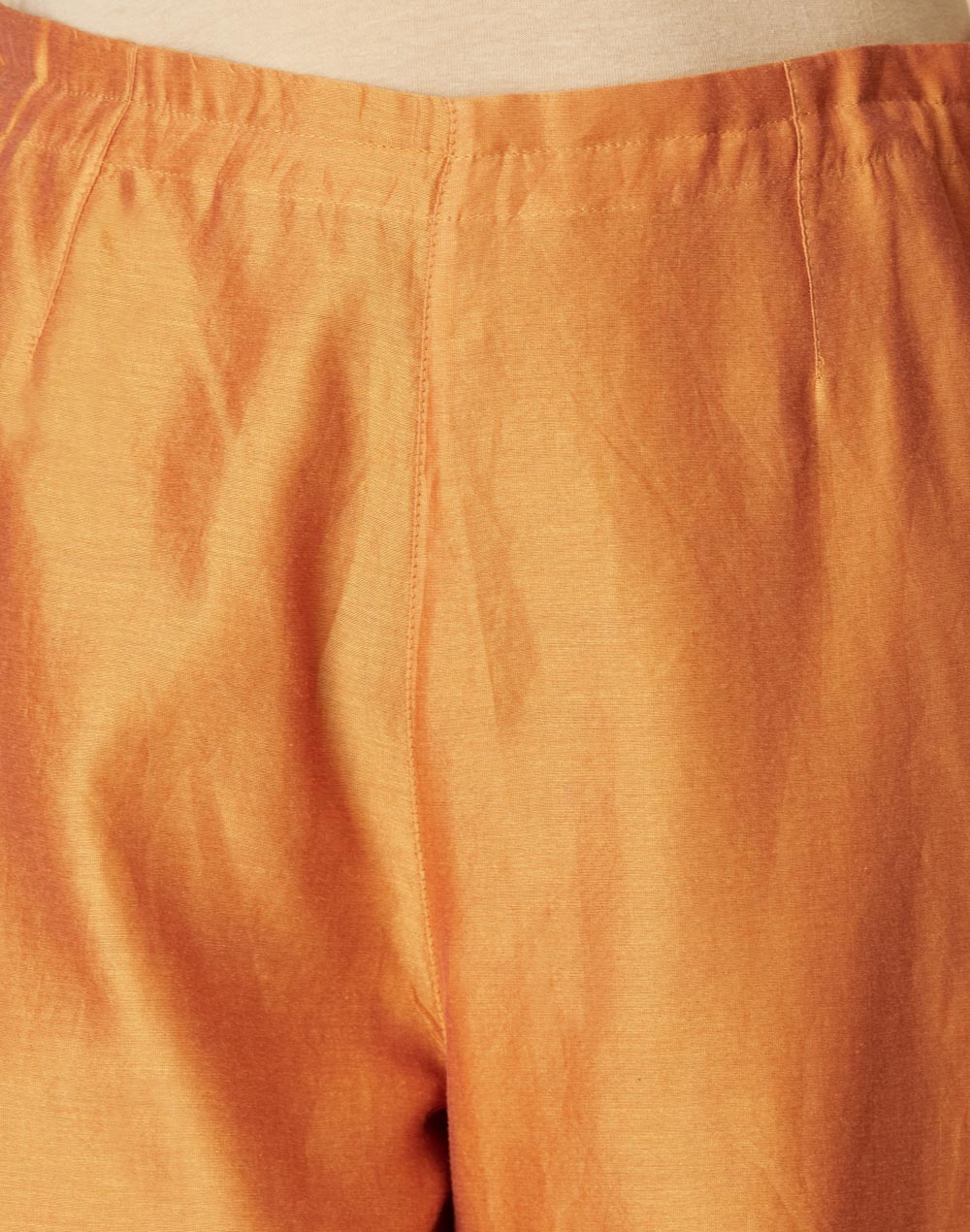 Buy Cotton Silk Side Zip Pant For Women