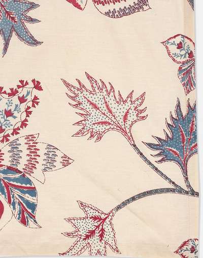 Teal Inaya Cotton Printed King Bed Sheet With 2 Pillow Covers Teal Inaya Cotton Printed King Bed Sheet With 2 Pillow Covers