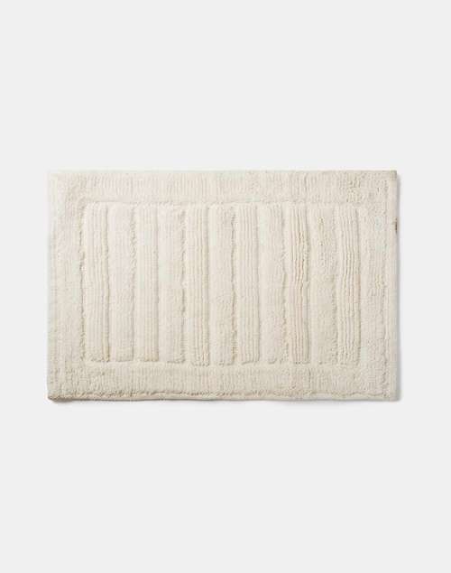 White Sikri Cotton Hand Woven Bathmat White Sikri Cotton Hand Woven Bathmat