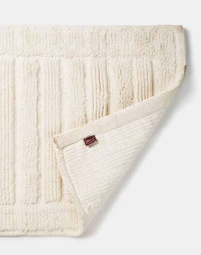 White Sikri Cotton Hand Woven Bathmat White Sikri Cotton Hand Woven Bathmat