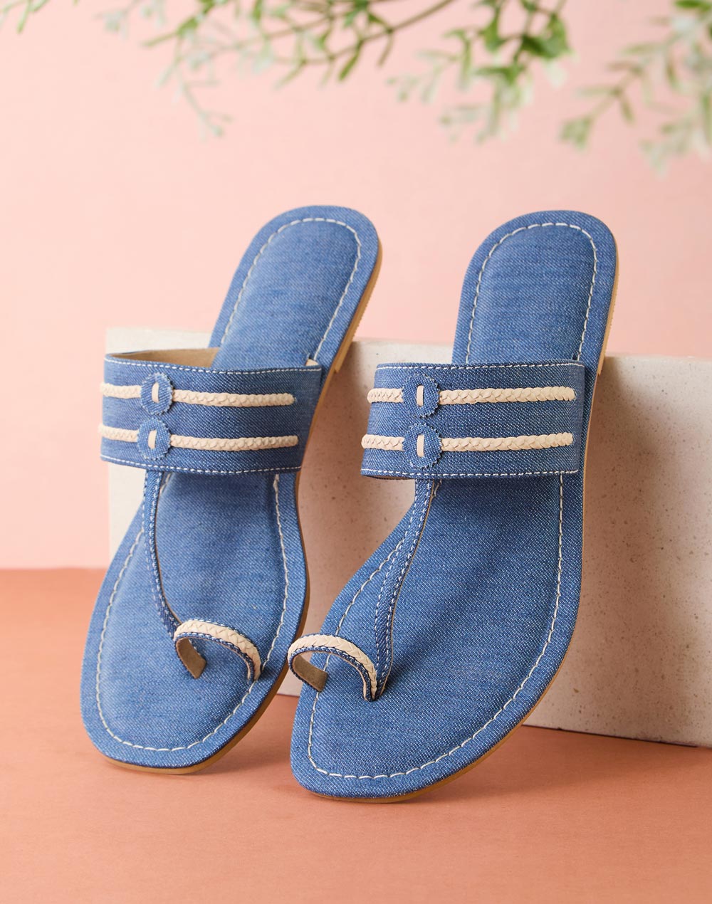 FENGSHAN Slippers Women Wide Width Ladies Fashion Cloth Small India