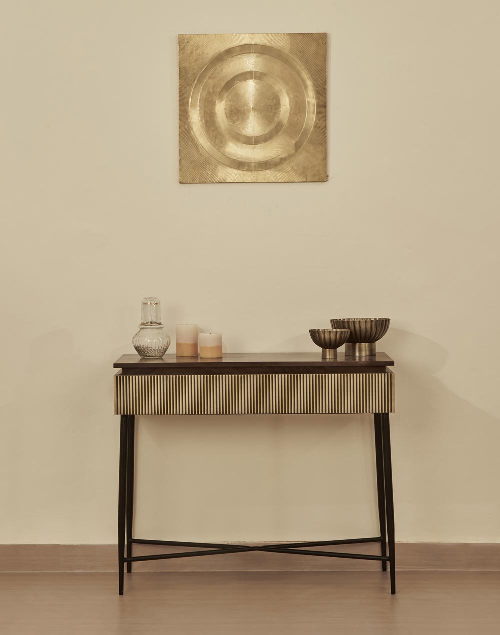 Antique Brass Suvarn Console Table Antique Brass Suvarn Console Table
